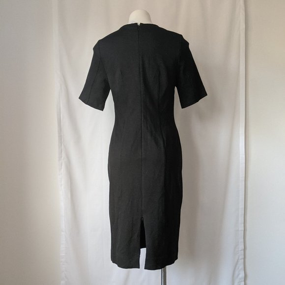 cabi ▪ black ponte classic claire sheath dress - Picture 7 of 14